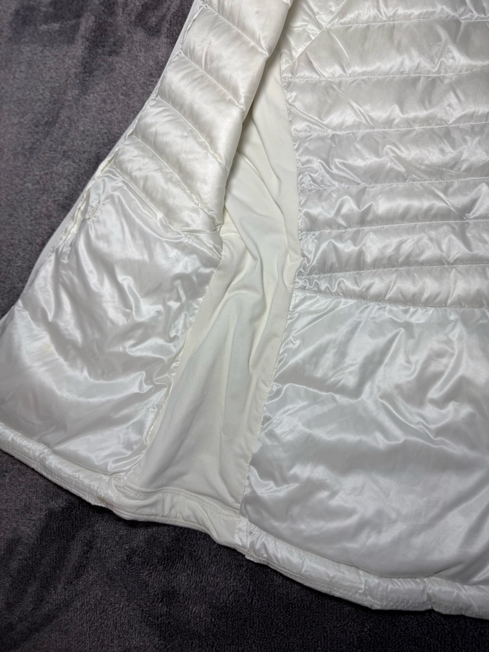 Lululemon Down For A Run goose down quilted vest size 10 - Picture 7 of 9